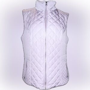 New York & Company Quilted Light Purple Vest